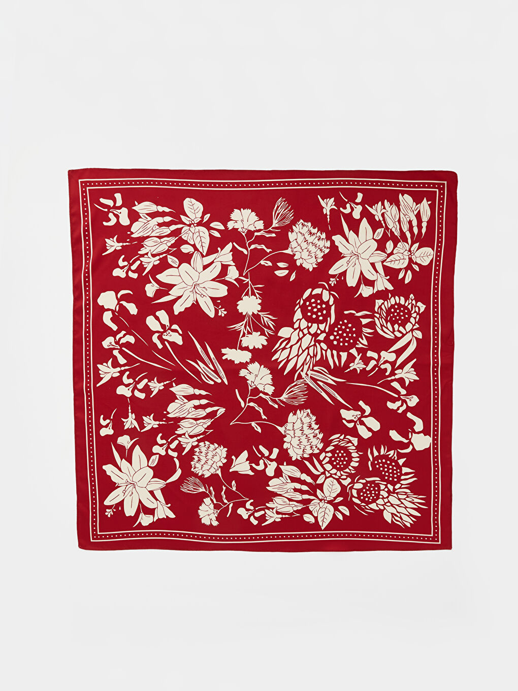 Шарен малък шал за жени-1