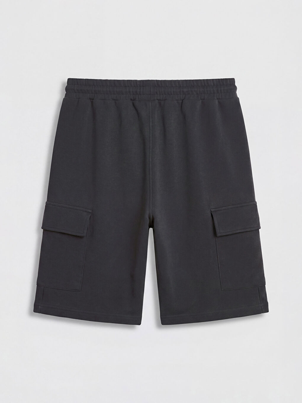 Antrasit Standart Kalıp Erkek Kargo Şort-1