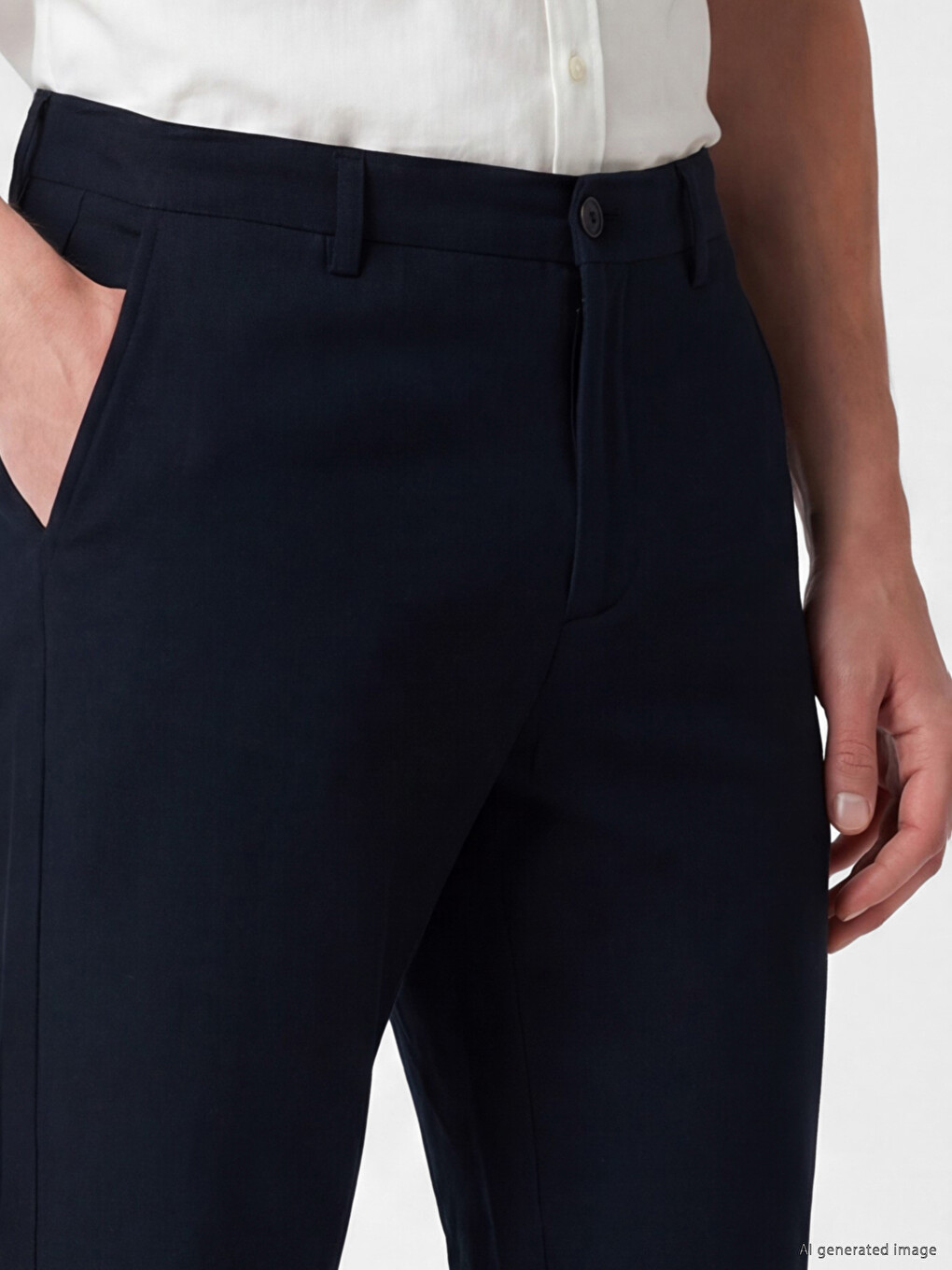 Standard Fit Men's Trousers-2