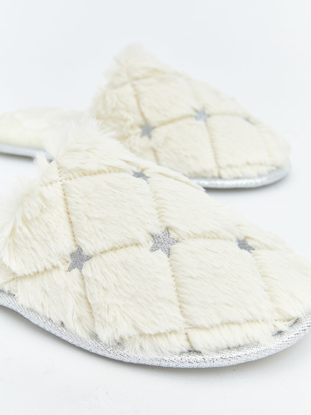 Женские плюшевые тапочки-3