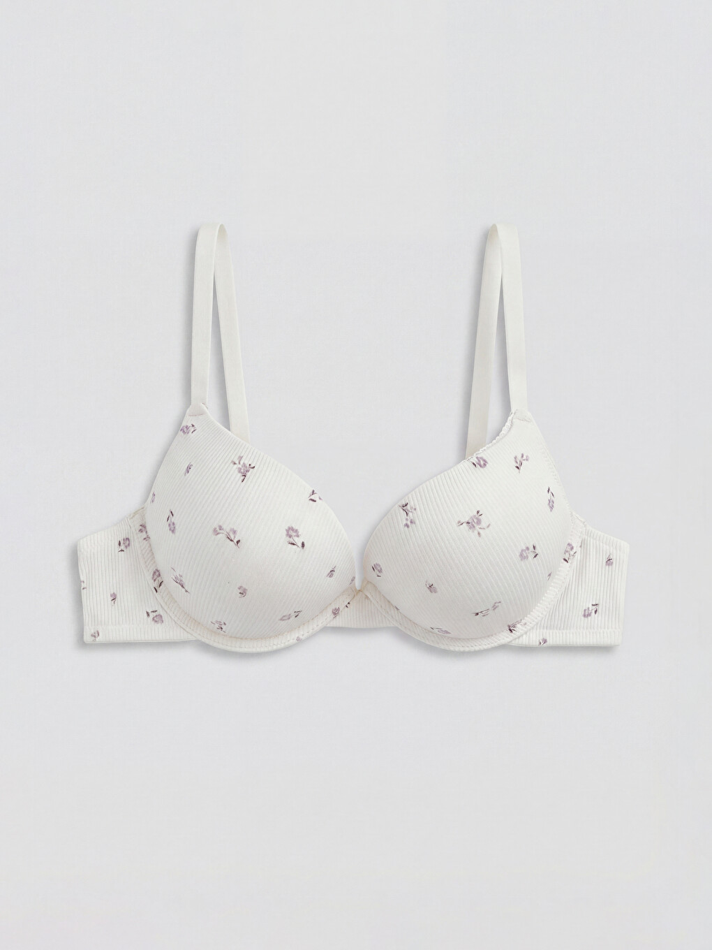 Wired Padded Floral T-Shirt Bra