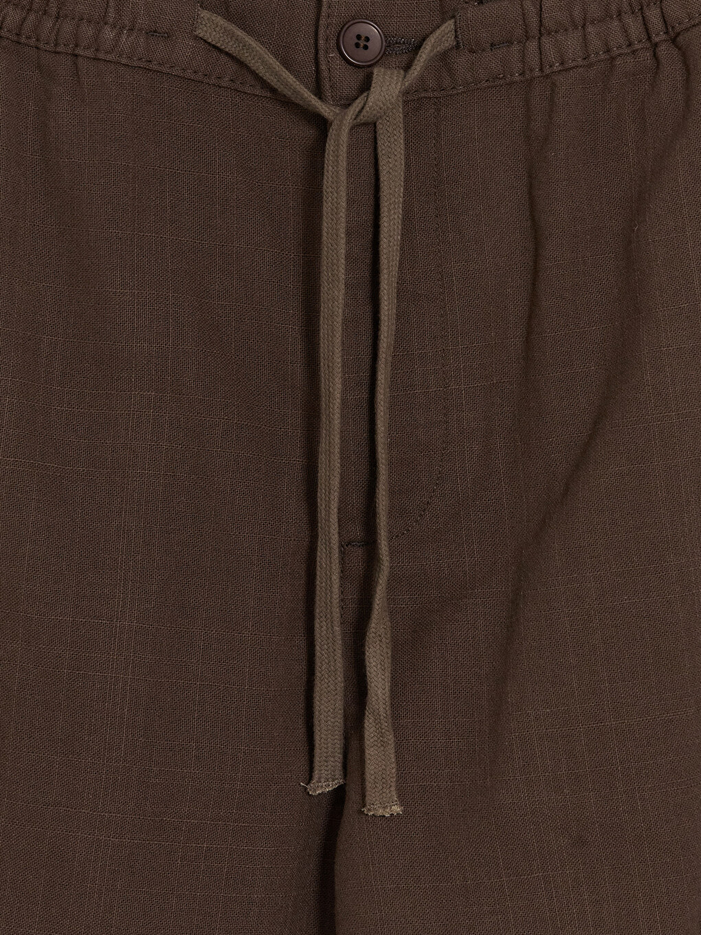 Man Brown Cargo Trousers-5