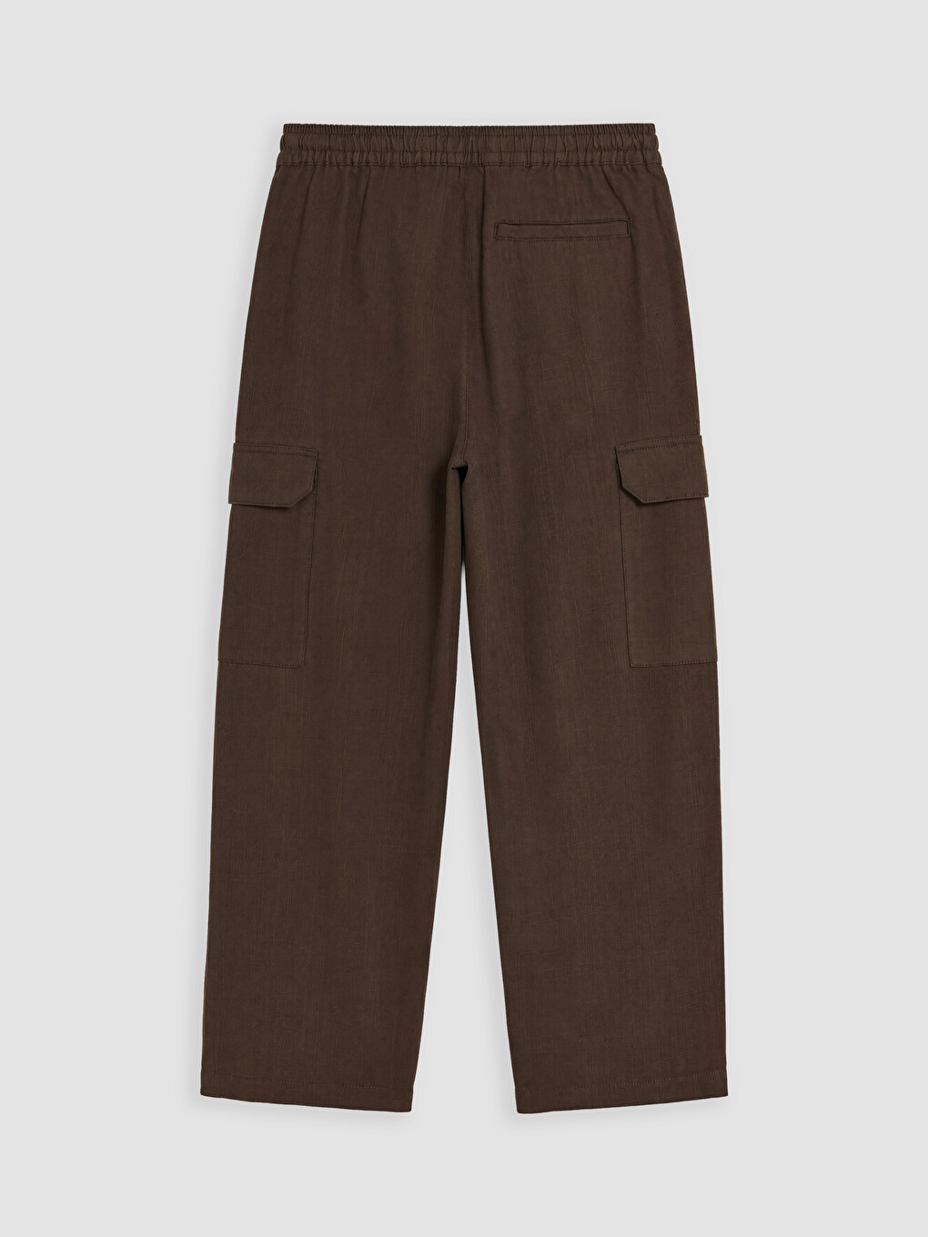 Man Brown Cargo Trousers-6