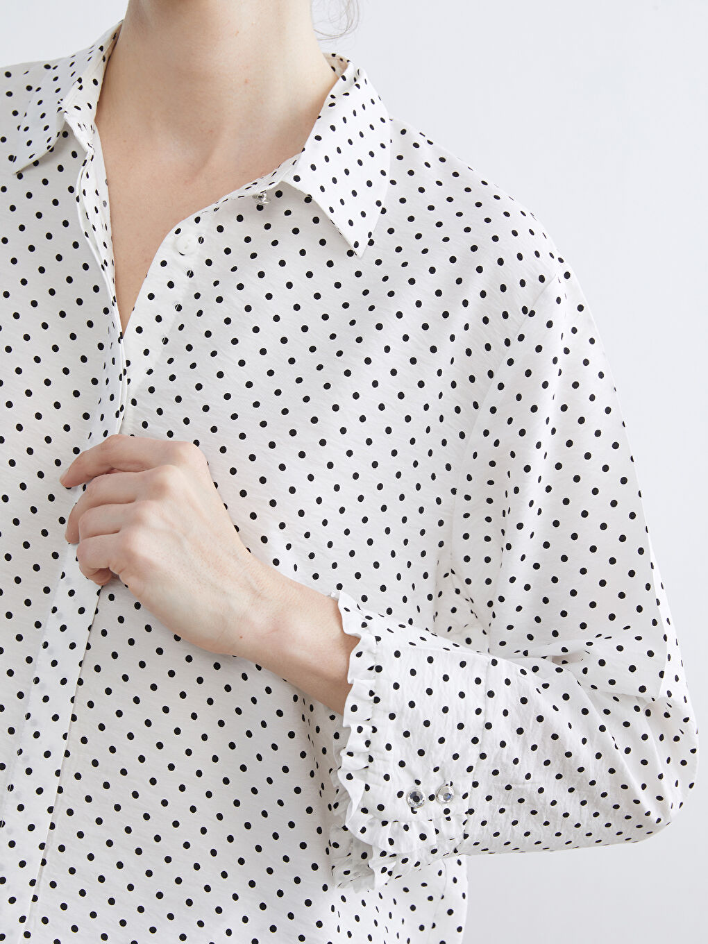 Polka Dot Women's Shirt-2