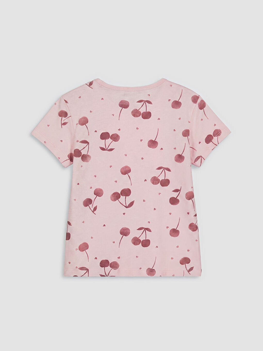Cherry Printed Girls' T-Shirt-1