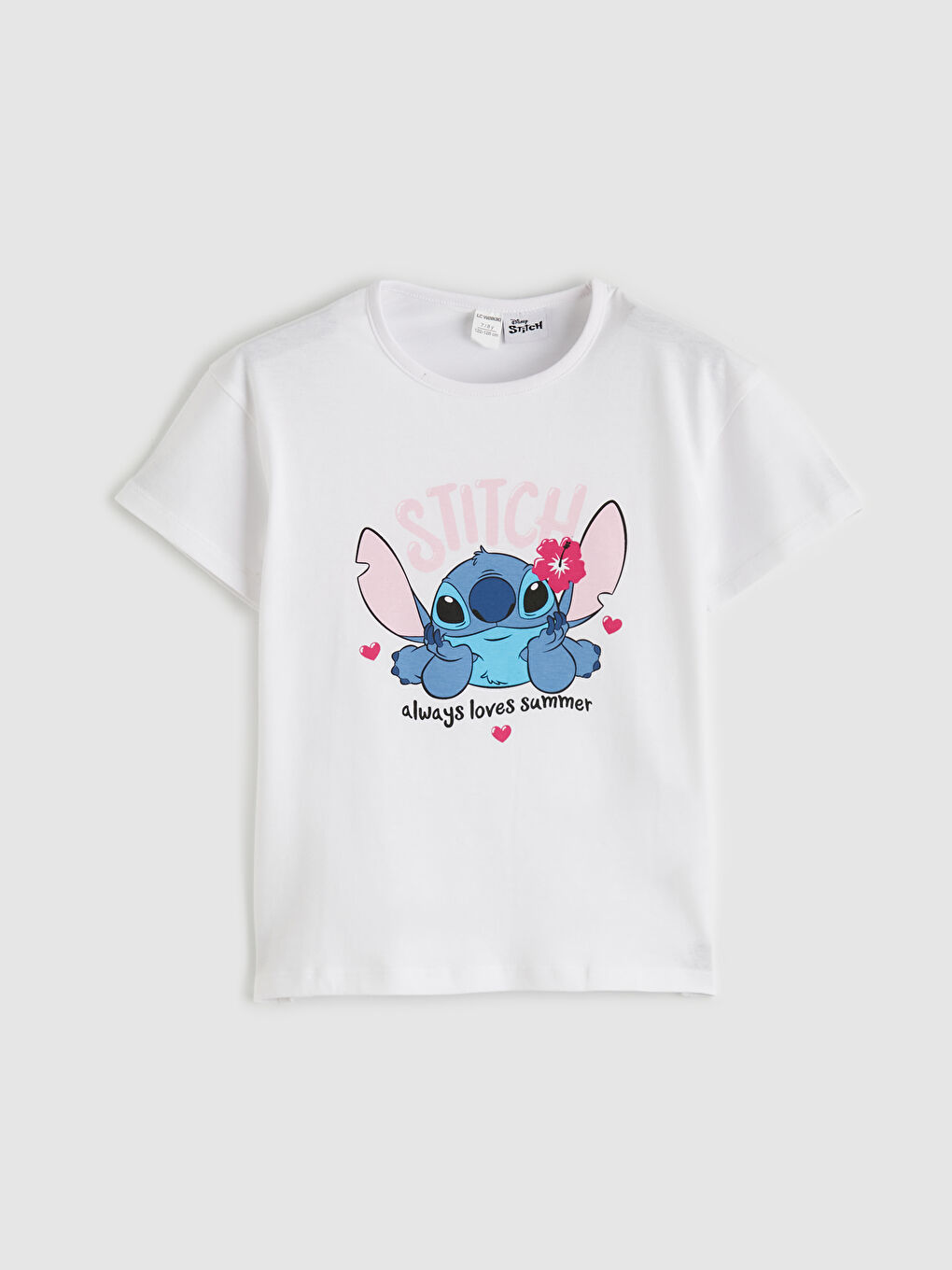 Stitch Printed Baby Girls' T-Shirt