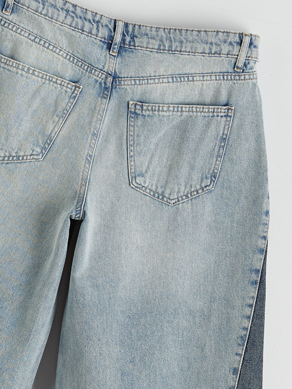 İndigo Wideleg Kadın Jean Pantolon-5