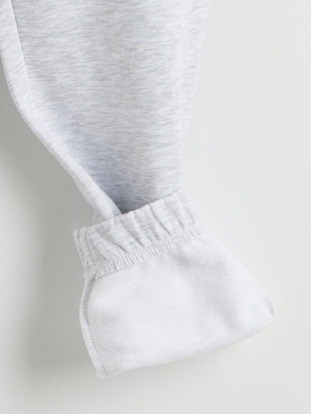 Gri California Nakışlı Kadın Kalın Jogger Eşofman Altı-5