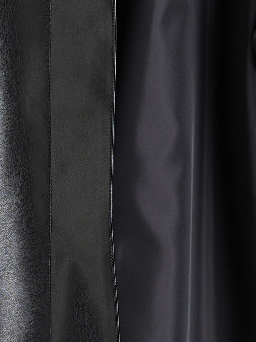 Shirt Collar Women's Leather Look Jacket-5