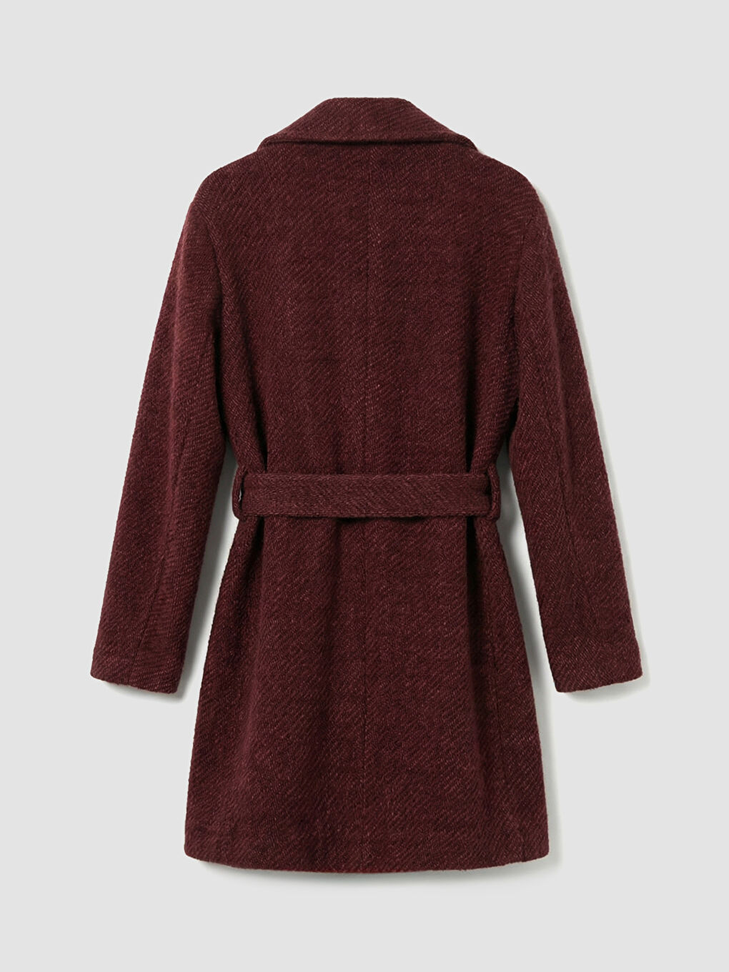 Women's Double-Breasted Wool Coat-5