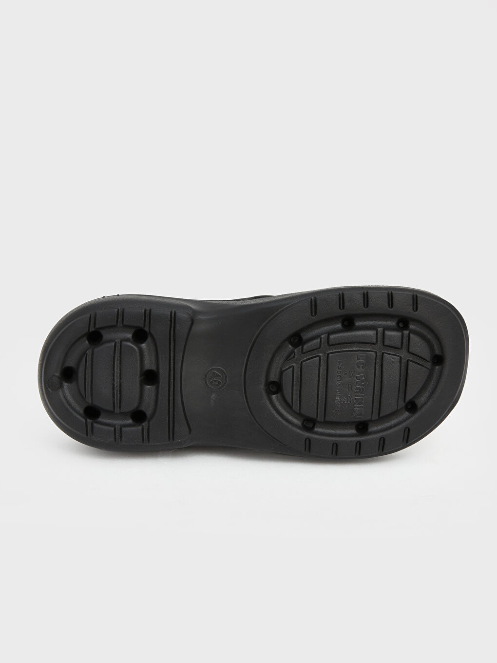 Siyah Çift Bantlı Aksesuarlı Kadın Terlik	-3