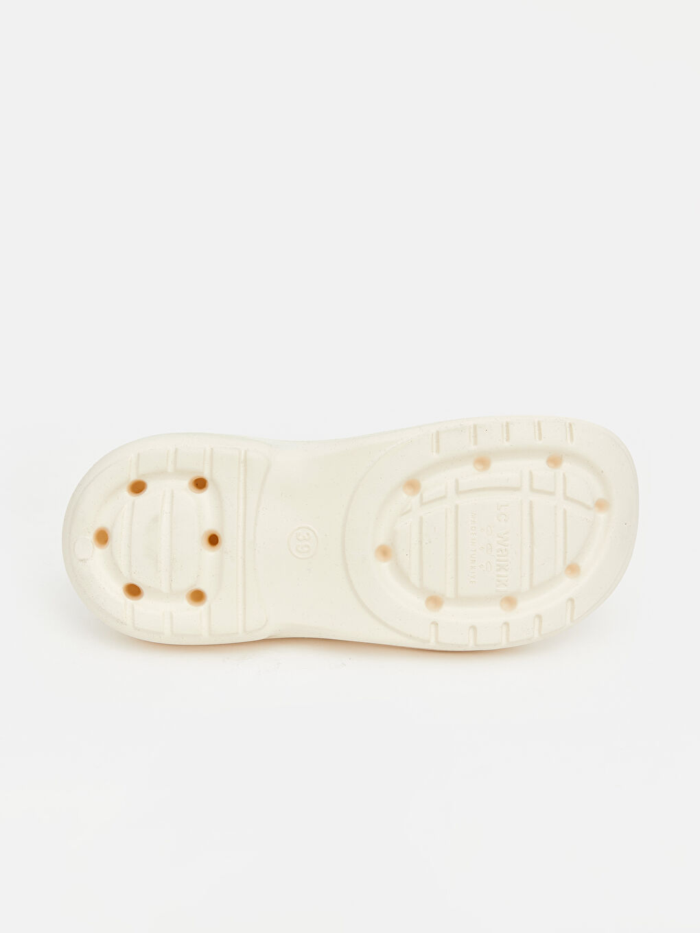 Bej Çift Bantlı Aksesuarlı Kadın Terlik	-3