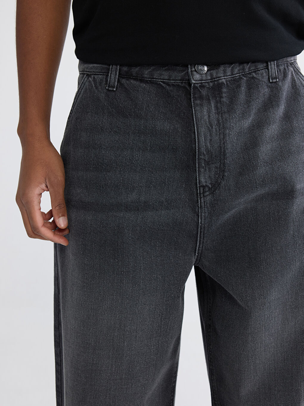 Мужчины Антрацитовый Джинсы-2