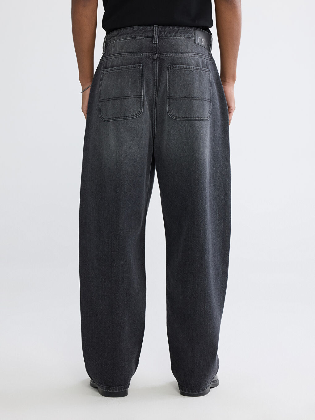 Мужчины Антрацитовый Джинсы-3