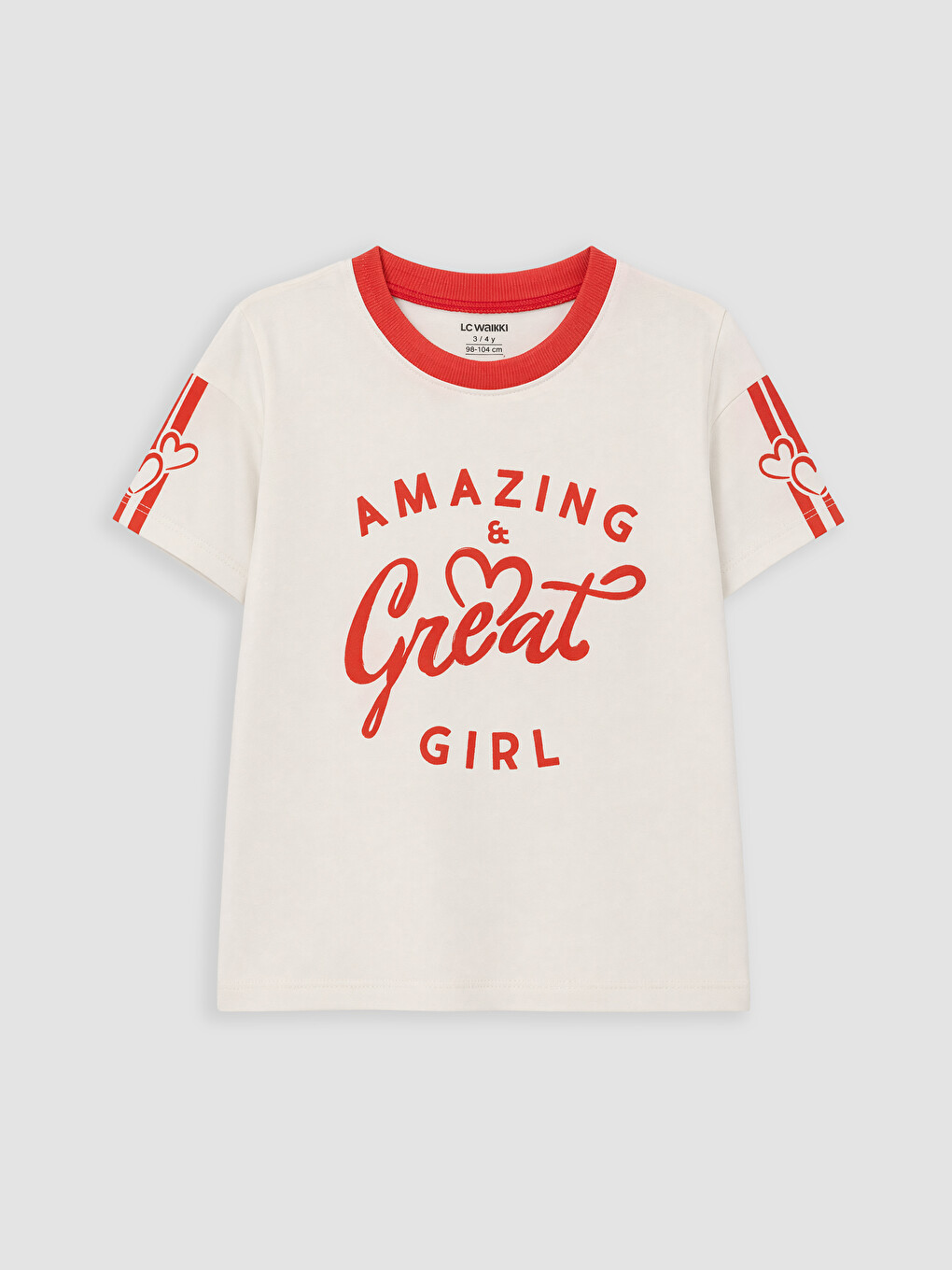 Girl Ecru T-Shirt