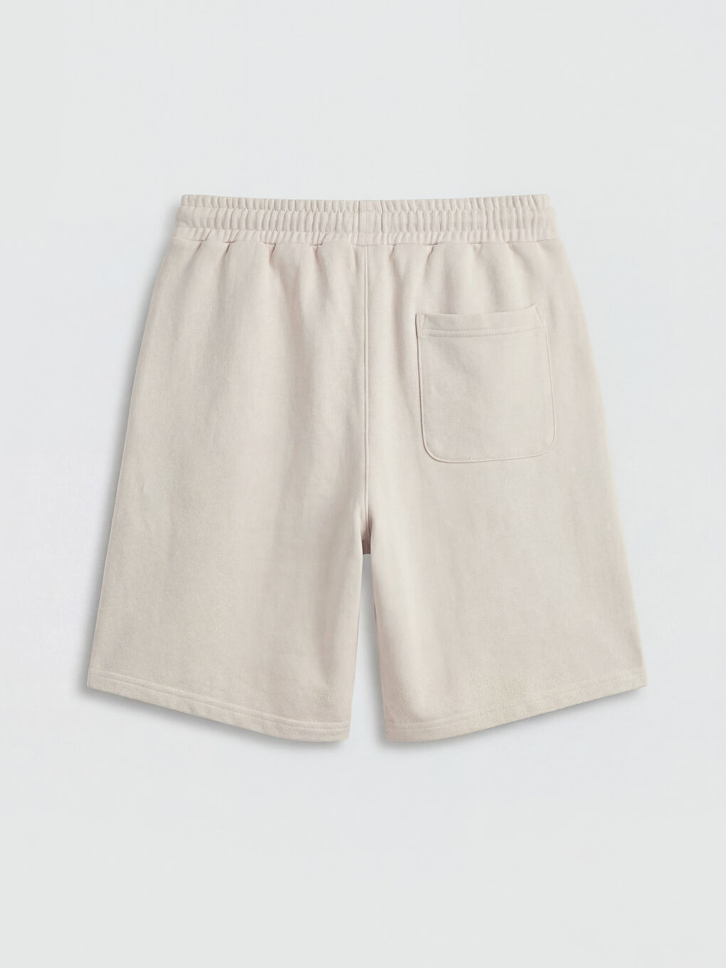 Bej Rahat Kalıp Erkek Şort-1
