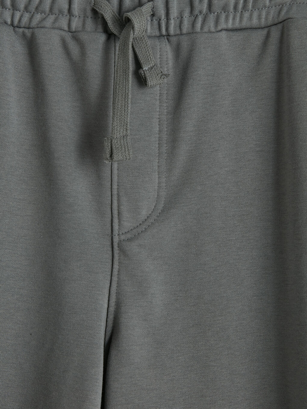 Gri Rahat Kalıp Erkek Şort-2