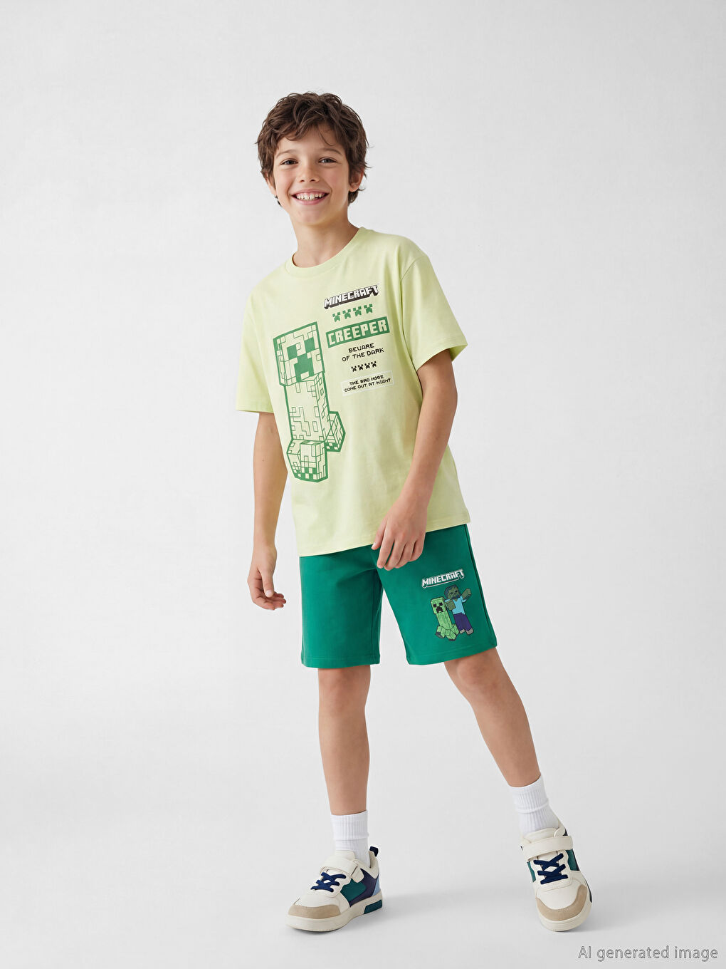 Minecraft Print Boys' Shorts