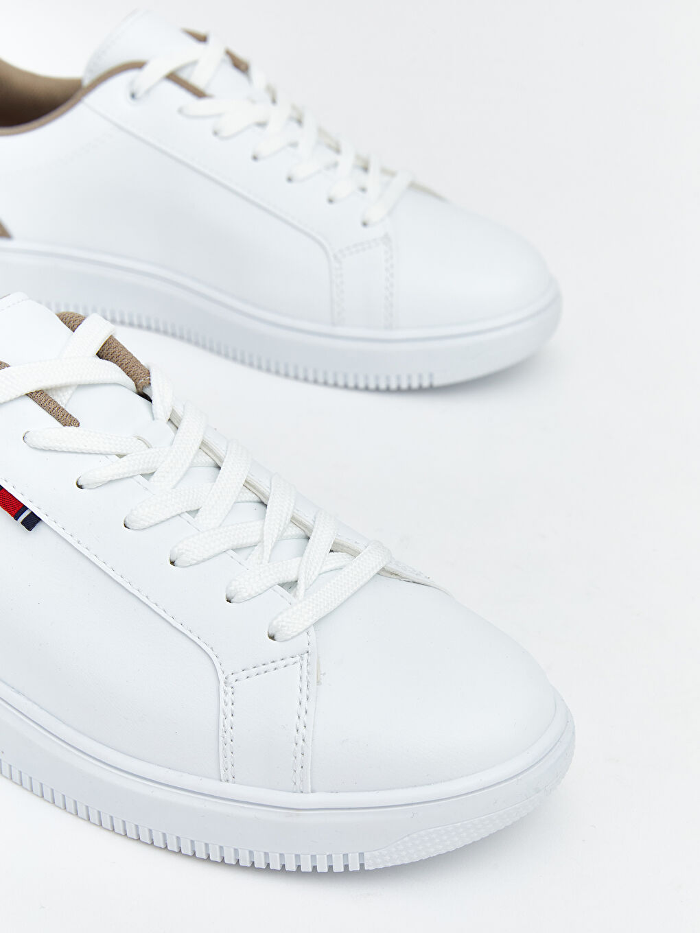 Beyaz Bağcıklı Erkek Sneaker-2