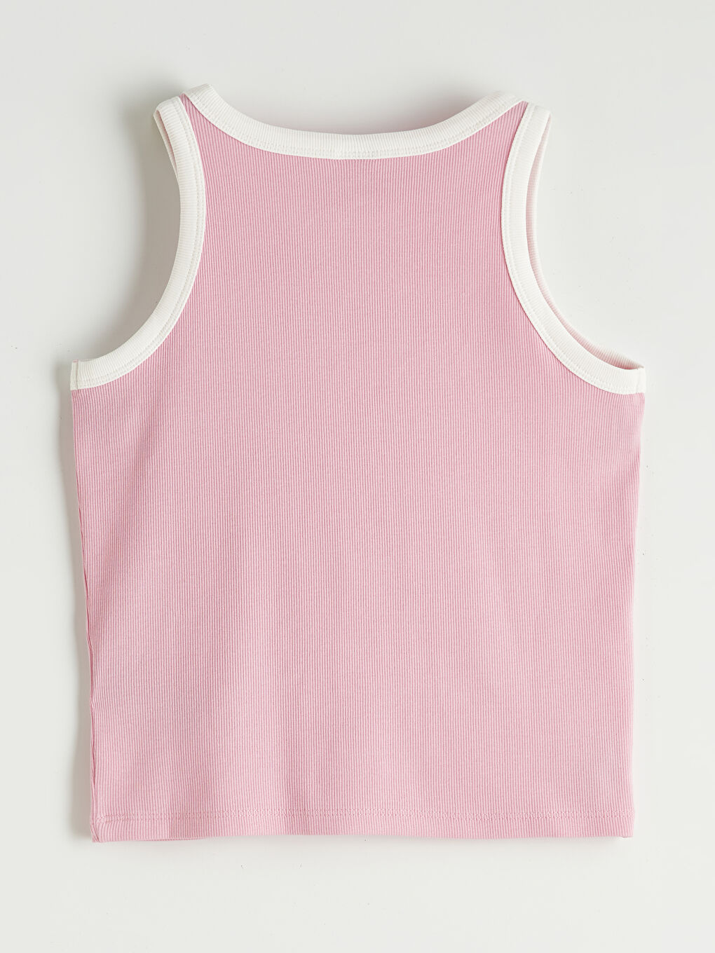 дөңгелек жағалы принтті қыздарға арналған майка-1