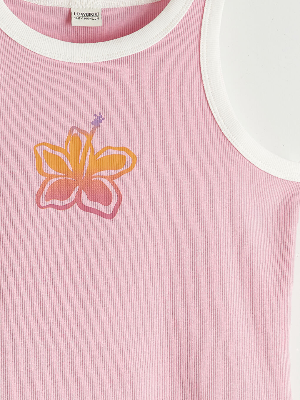 дөңгелек жағалы принтті қыздарға арналған майка-2