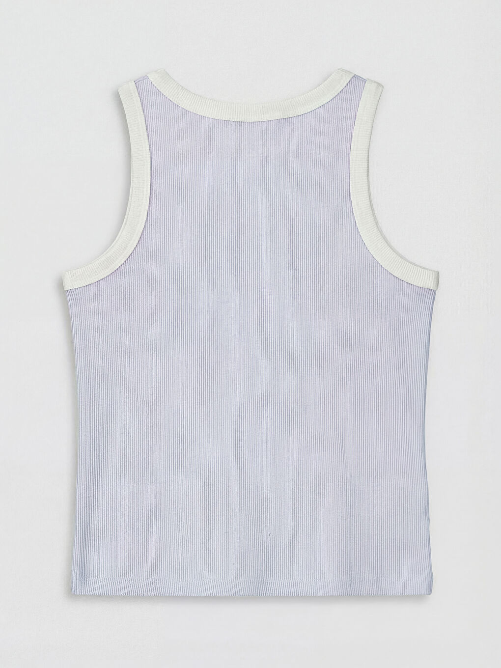 Lila Bisiklet Yaka Fitilli Kız Çocuk Atlet-1