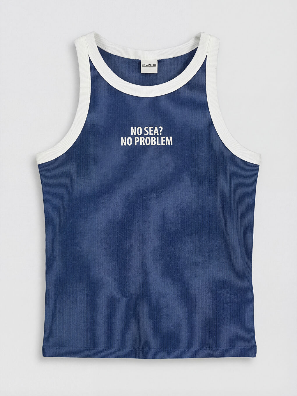 Printed Girls' Ribbed Tank Top