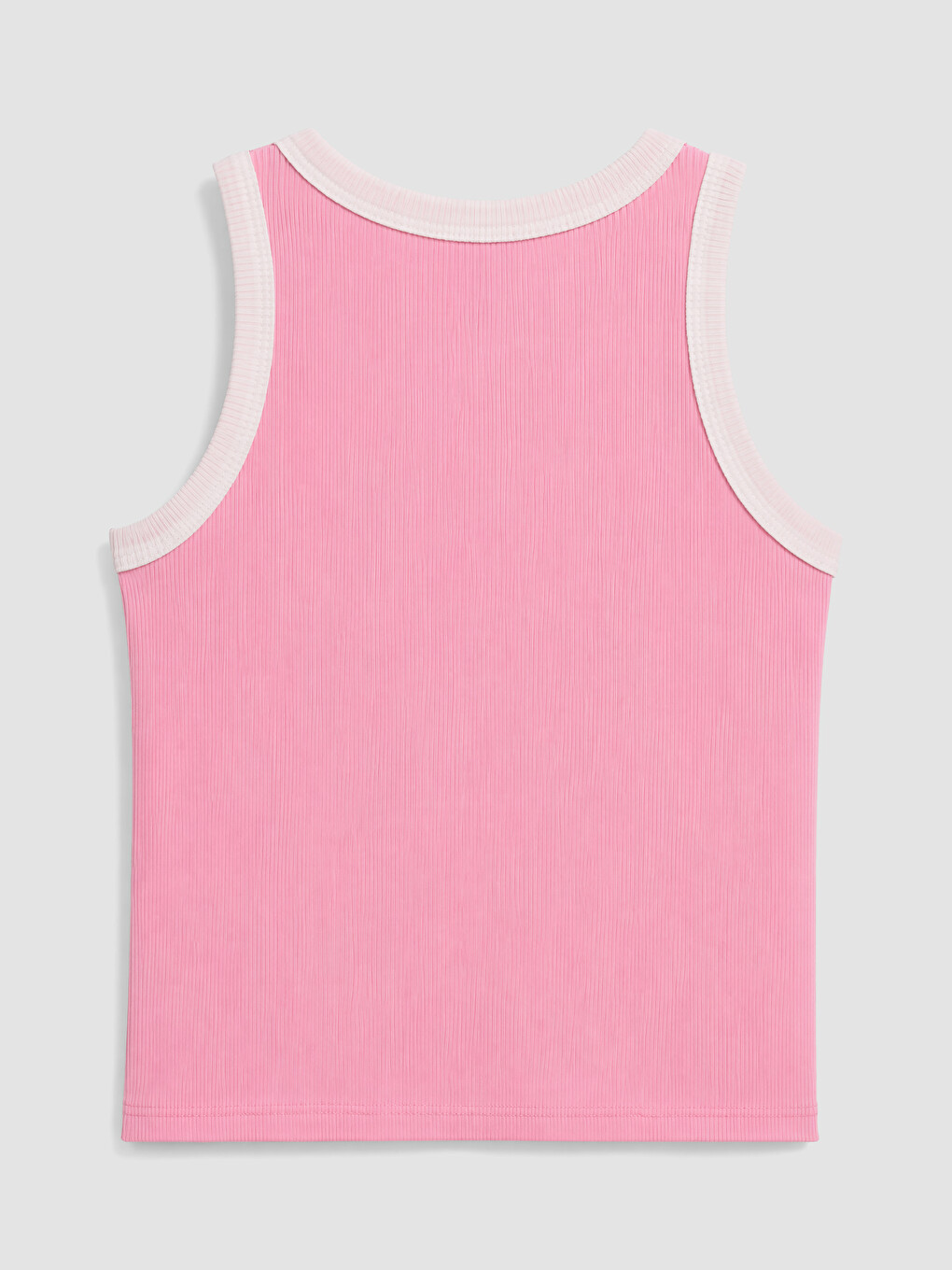 Pembe Baskılı Kız Çocuk Fitilli Atlet-2