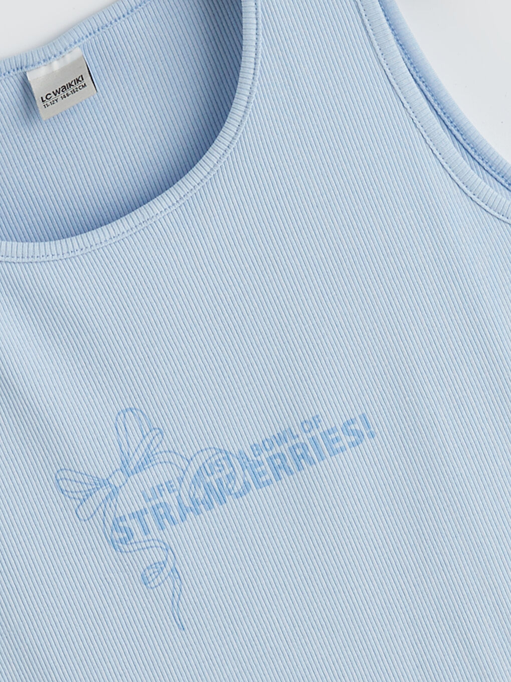 Mädchen BLAU Tanktop-1