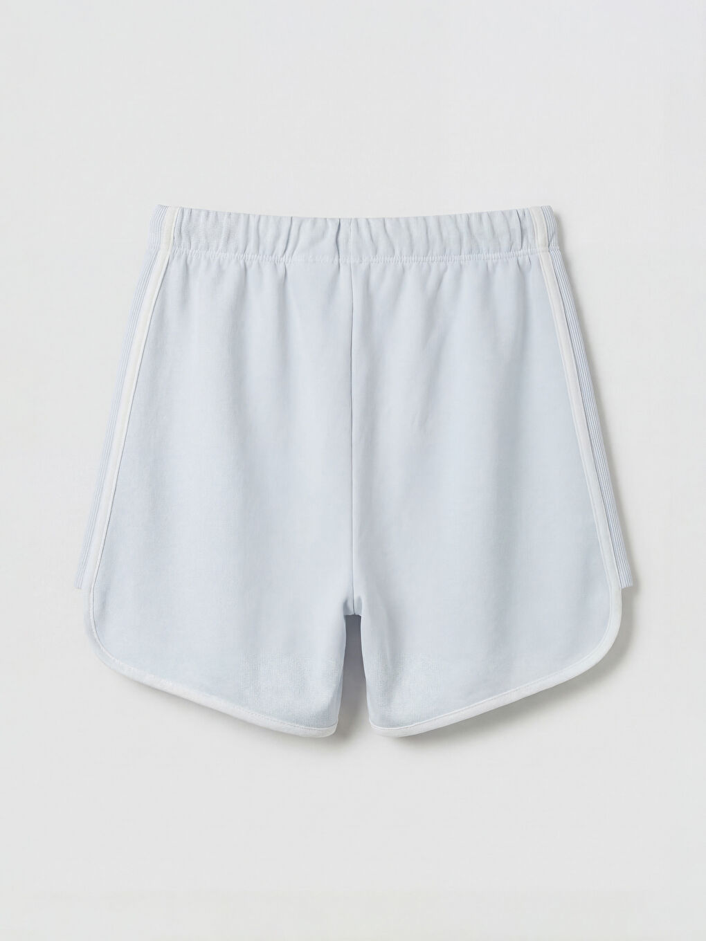 Lila Baskılı Sweatshirt Kumaşı Kız Çocuk Şort-1