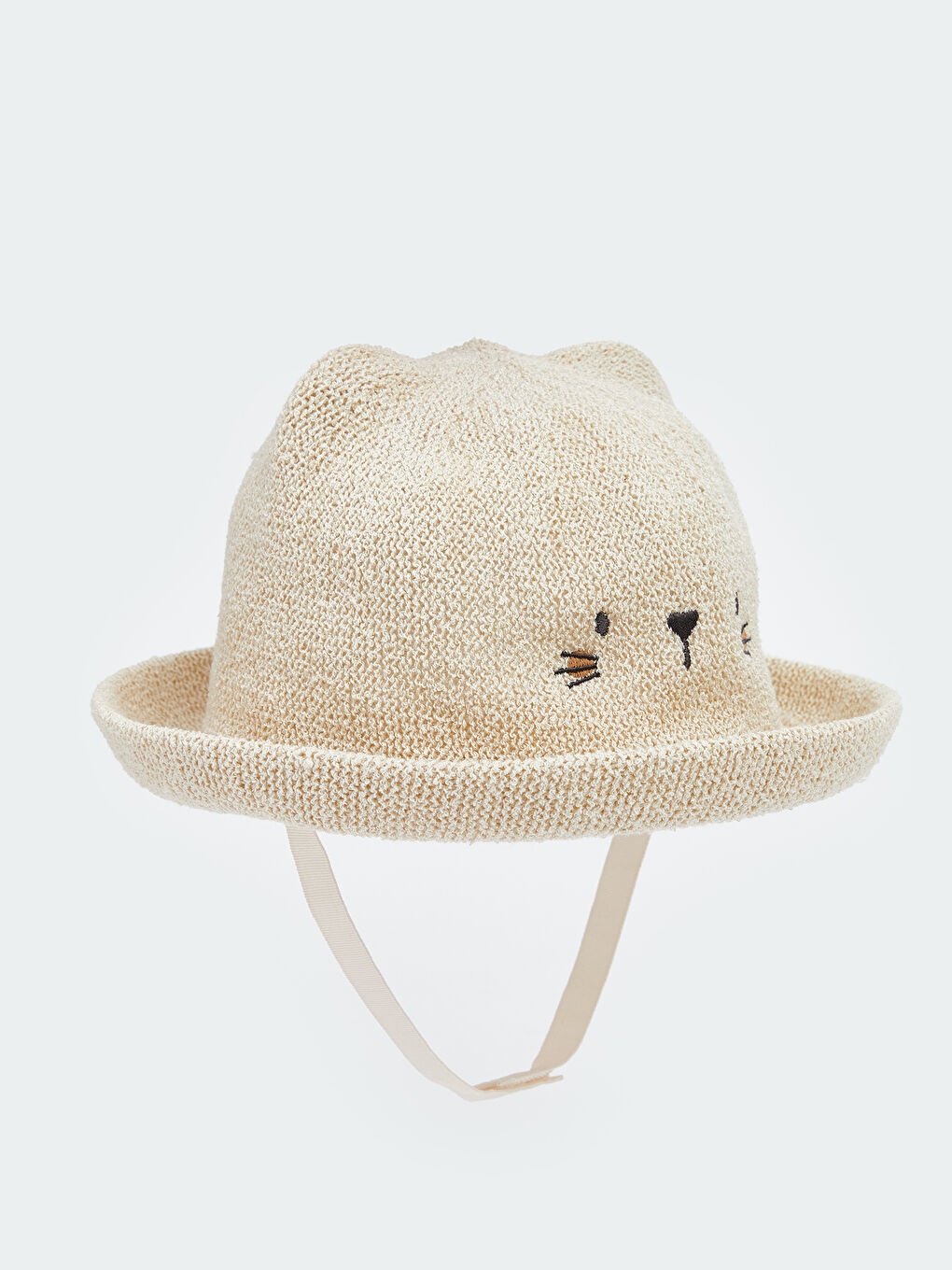 Baby Boy BEIGE Fedora Hat-1