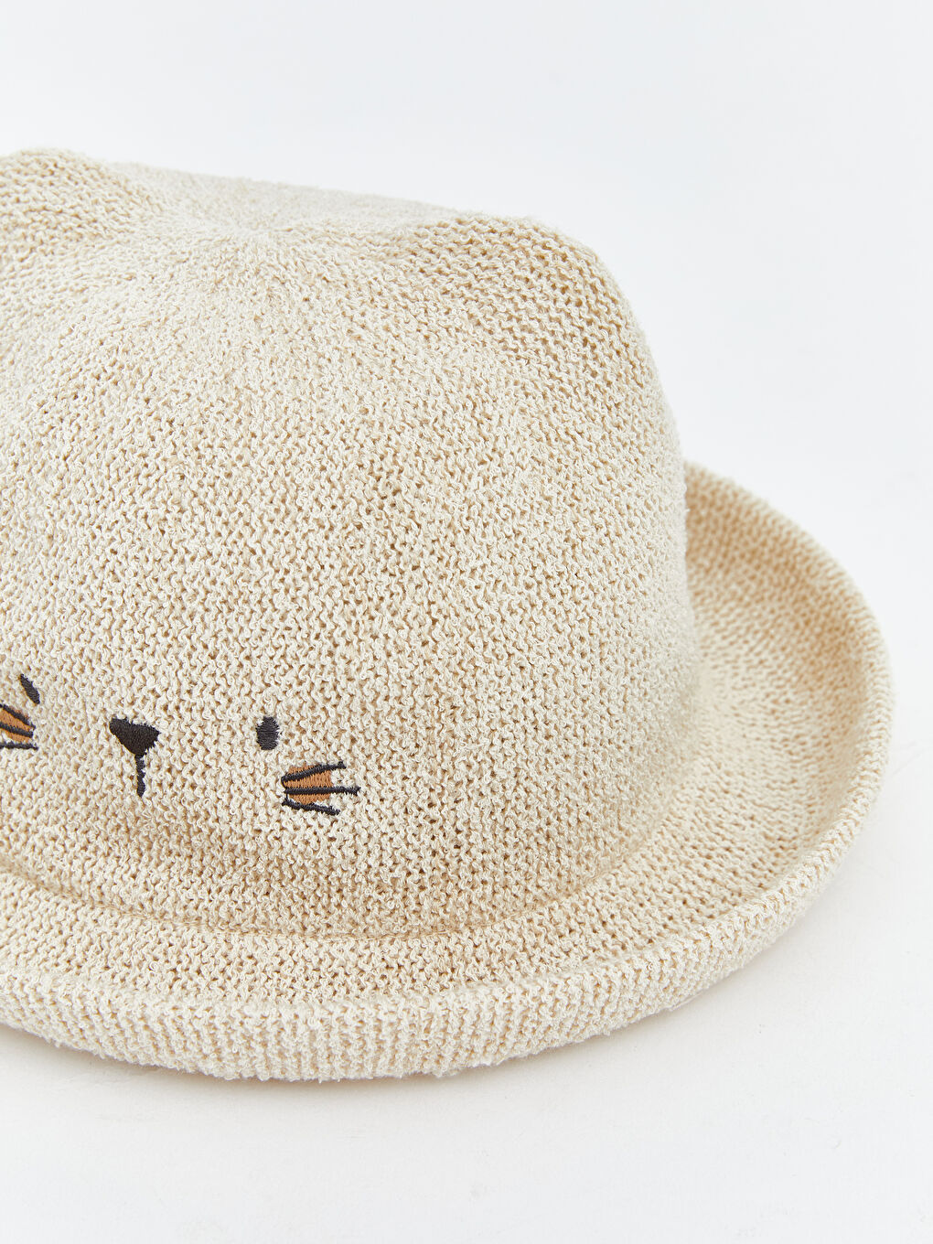 Baby Boy BEIGE Fedora Hat-2