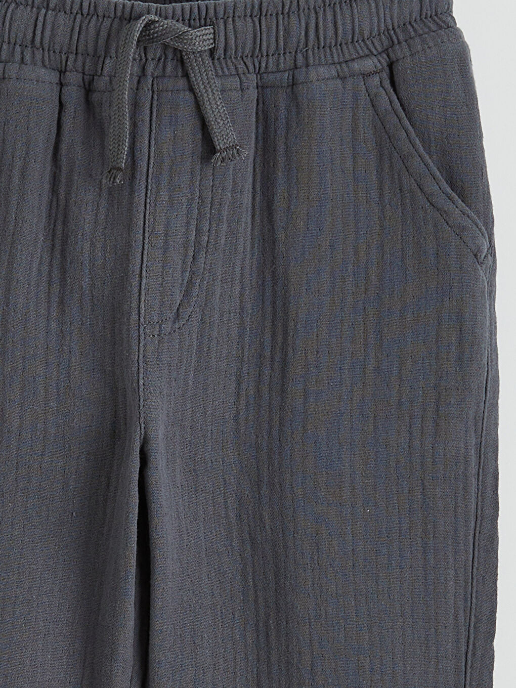 Antrasit Erkek Çocuk Dokulu Pantolon-2