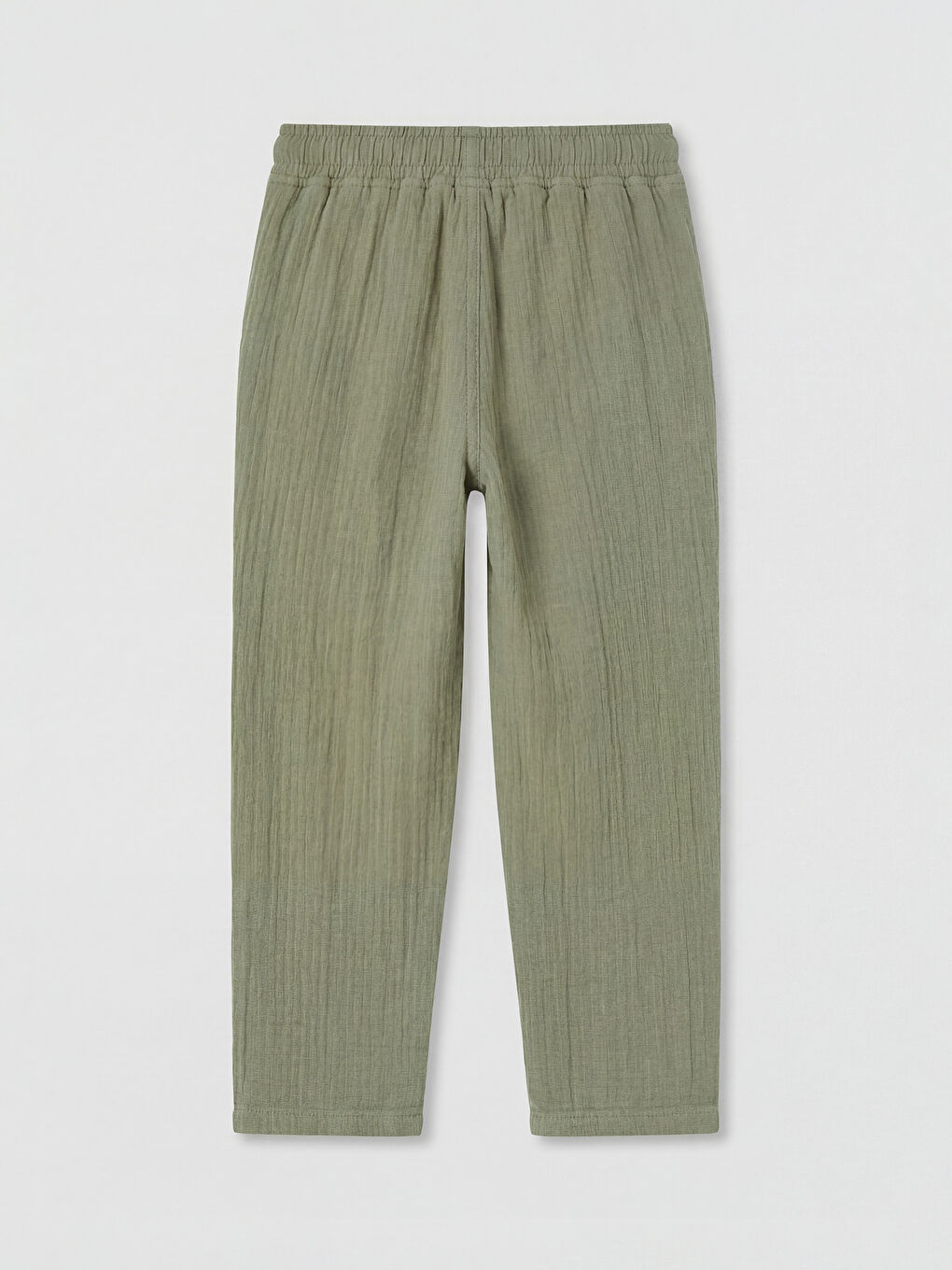 Haki Erkek Çocuk Dokulu Pantolon-1