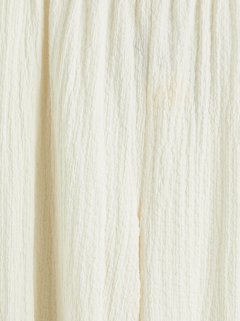 Bej Beli Lastikli Dokulu Kadın Pantolon-6