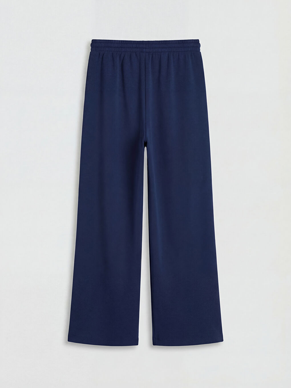 Lacivert Beli Lastikli Soft Touch Kadın Eşofman Altı-1