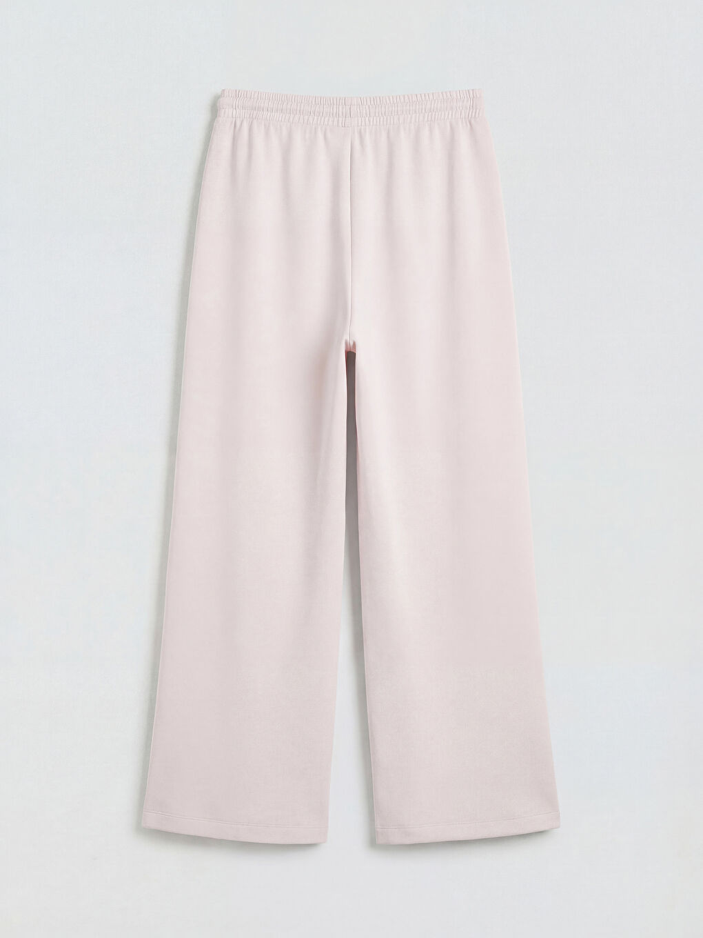 Pembe Beli Lastikli Soft Touch Kadın Eşofman Altı-5
