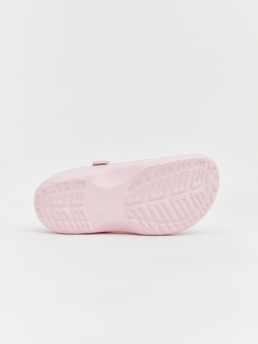 Pembe Çiçek Baskılı Kadın Plaj Sandaleti -4