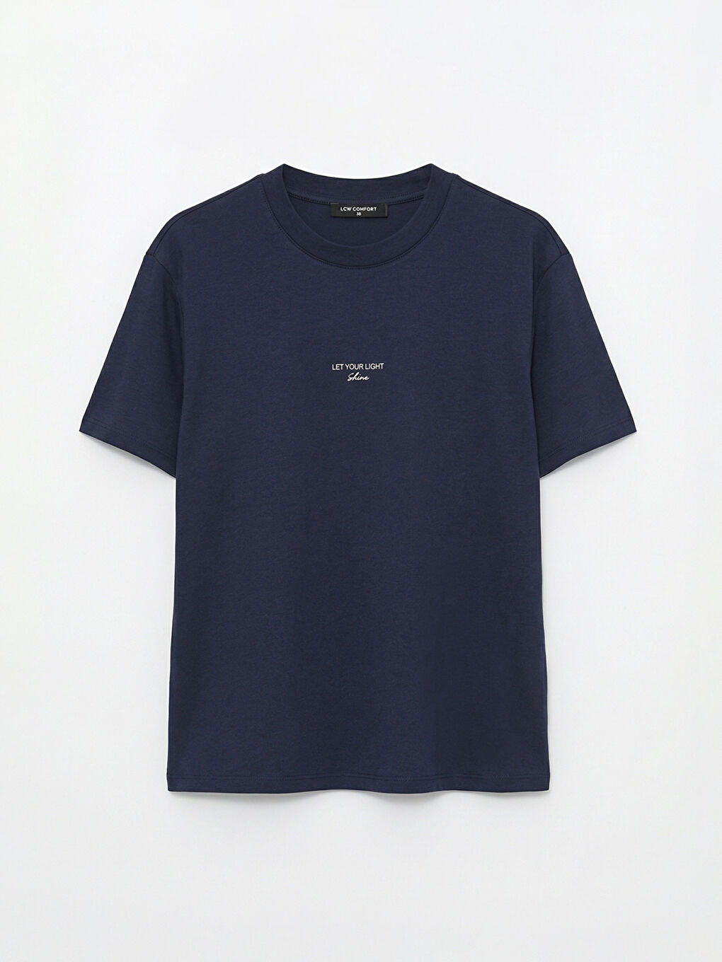 Tricou pentru Femei cu Guler Rotund, Brodat, Material Moale la Atingere-4