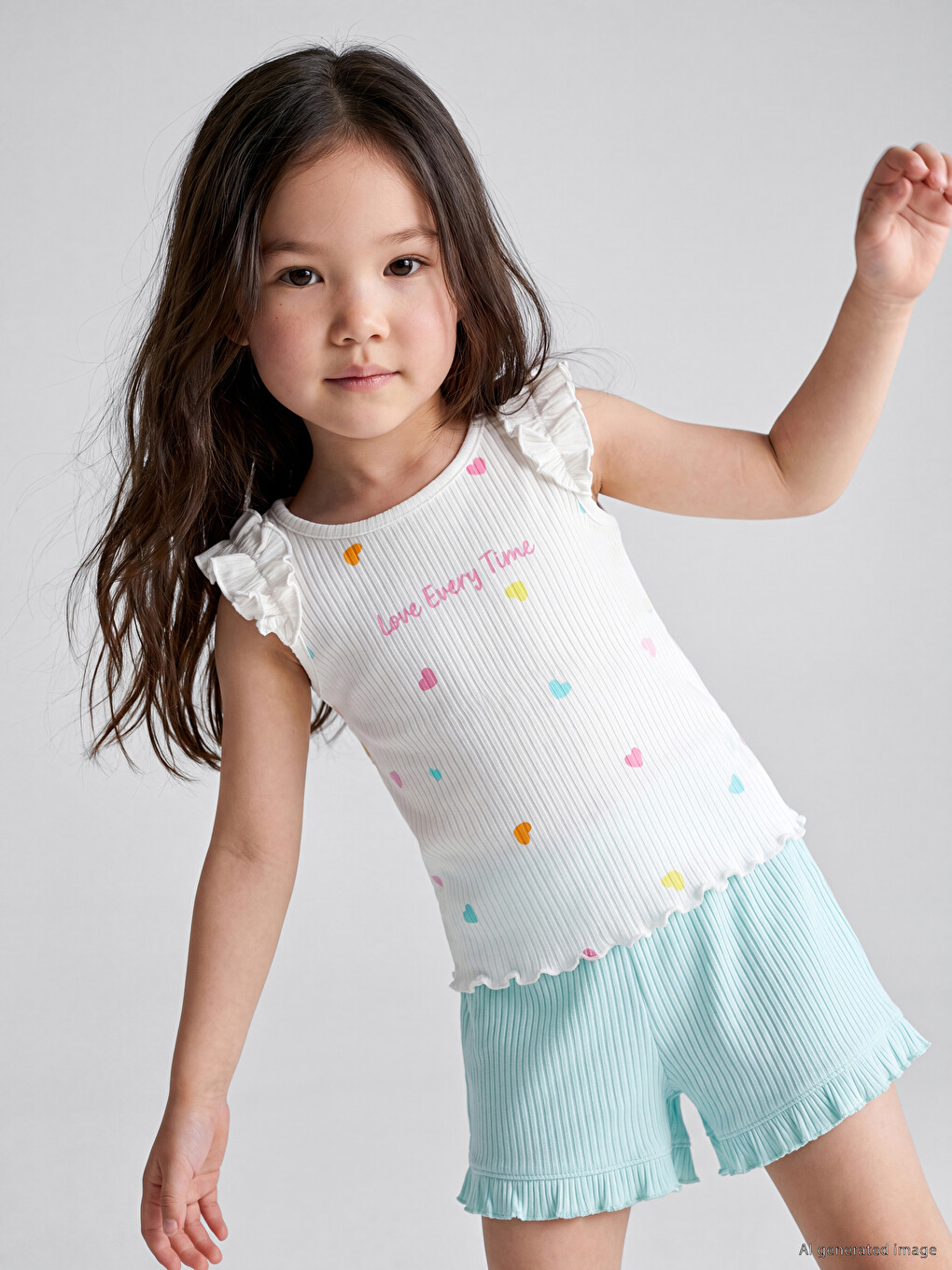 Printed Baby Girls' T-shirt And Shorts
