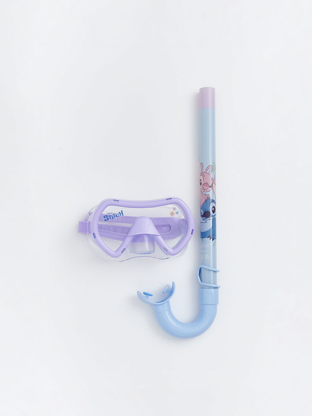 Karışık Stitch Baskılı Çocuk Şnorkel Set-1