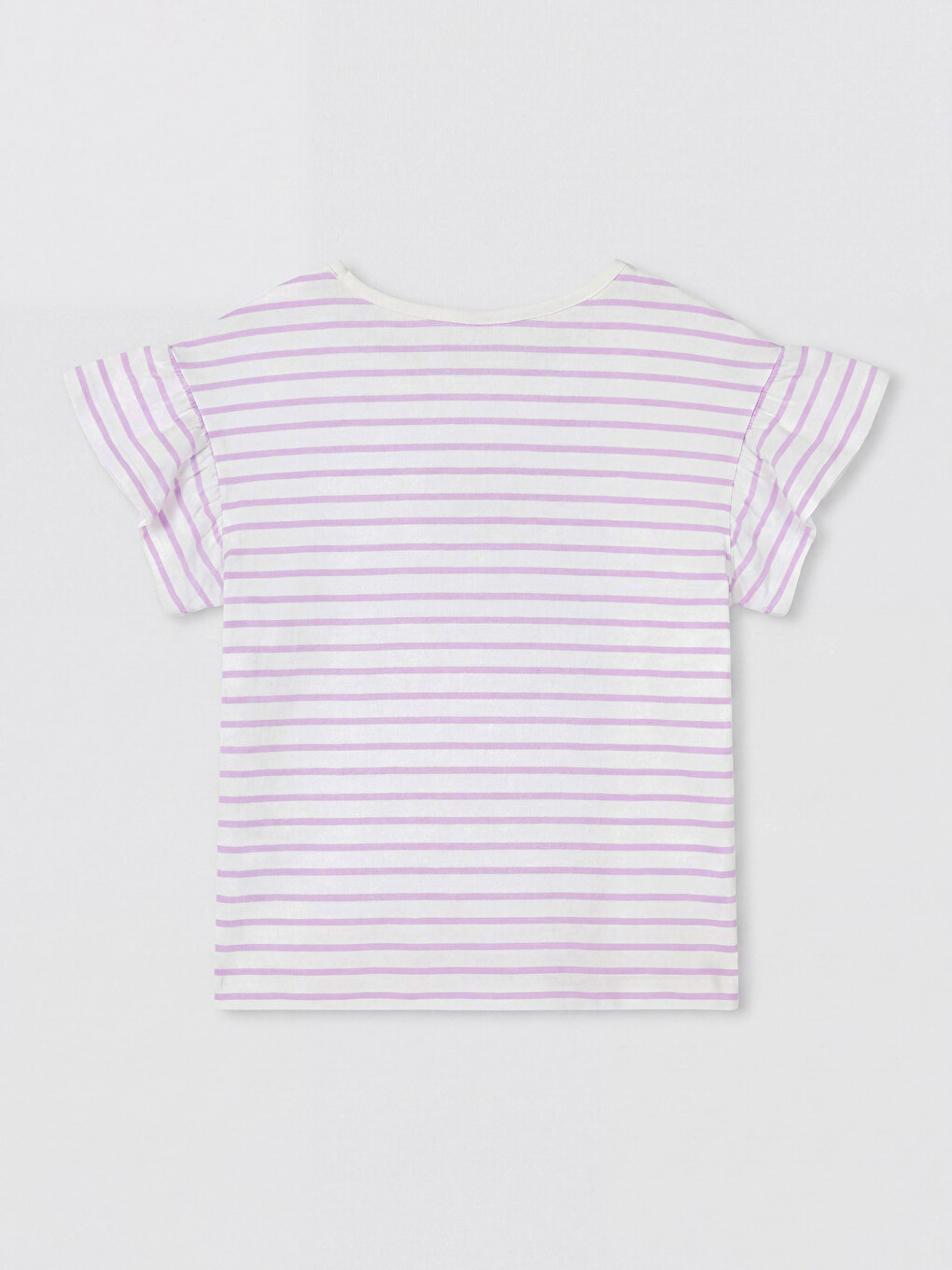 Striped Girls' Shorts Set-2