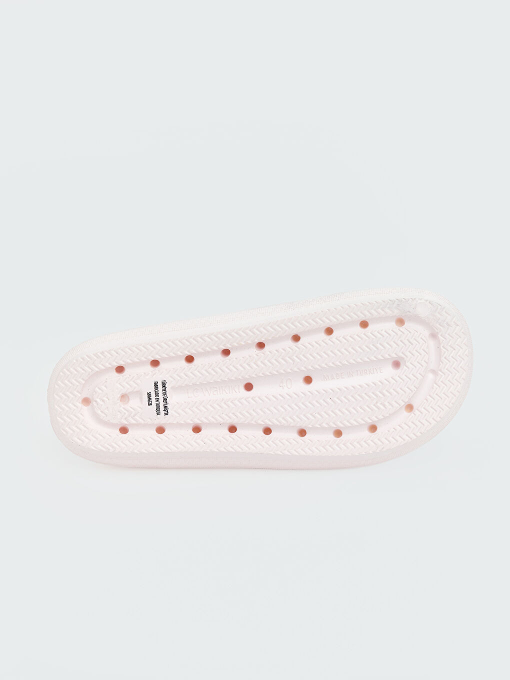 Pembe Kadın Slogan Baskılı Terlik-3