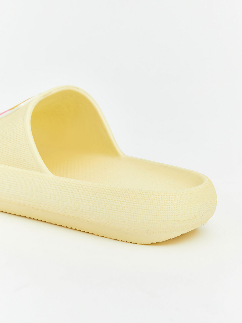 Sarı Baskılı Tek Bantlı Kadın Terlik-4