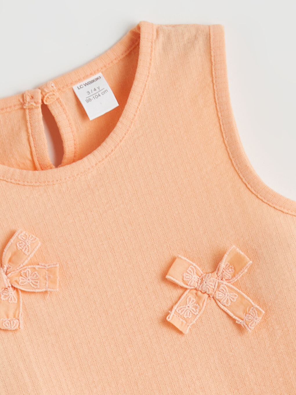 Mercan Fiyonklu ve Fırfırlı Kız Çocuk Bluz ve Şort-2