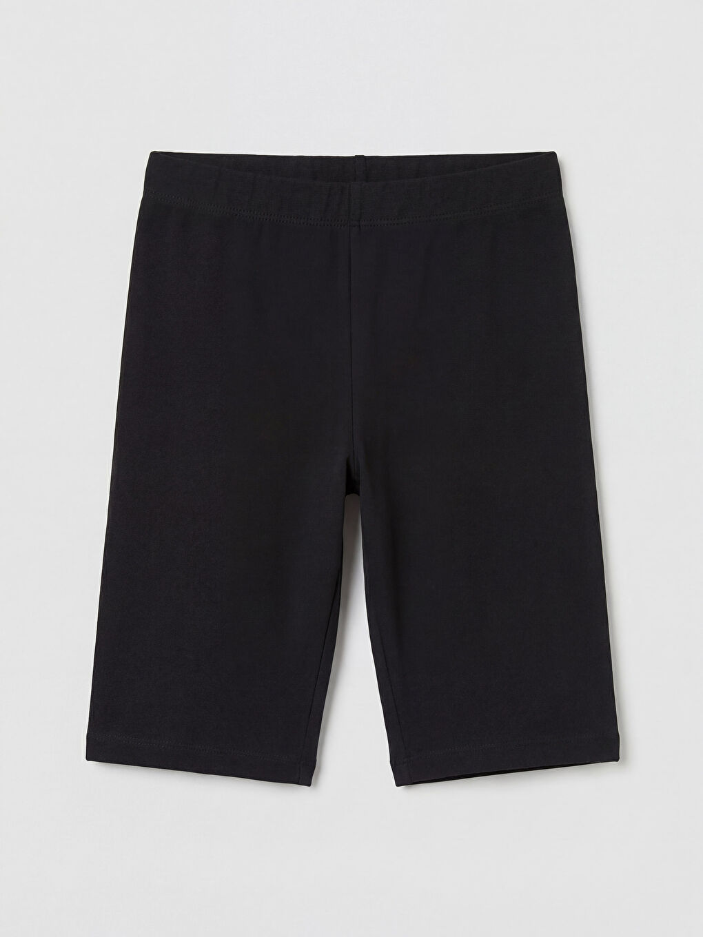 Siyah Kız Çocuk 2'li Kısa Tayt-1