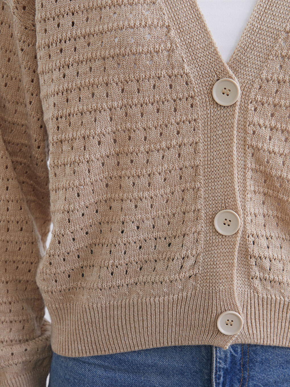 Woman BEIGE Cardigan-2