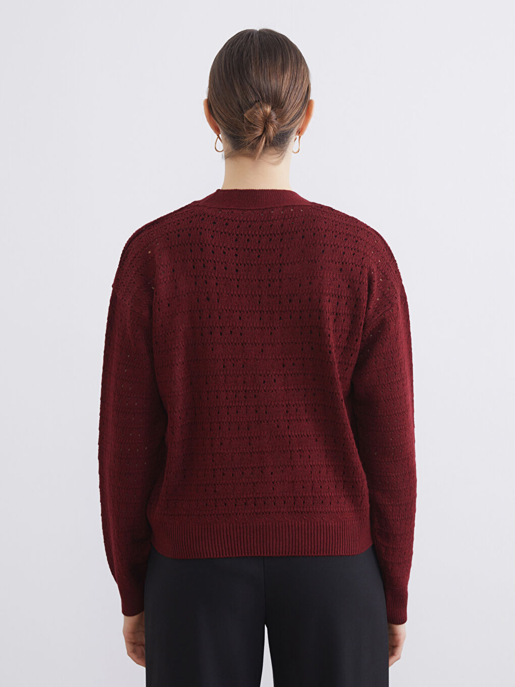 Woman BORDEAUX Cardigan-3