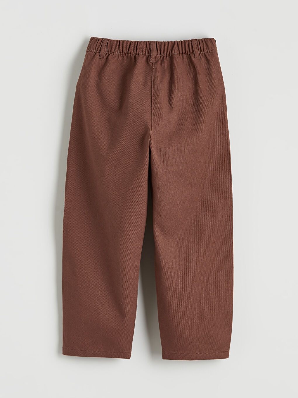 Izvezene pantalone od gabardina za devojčice u opuštenom kroju-1