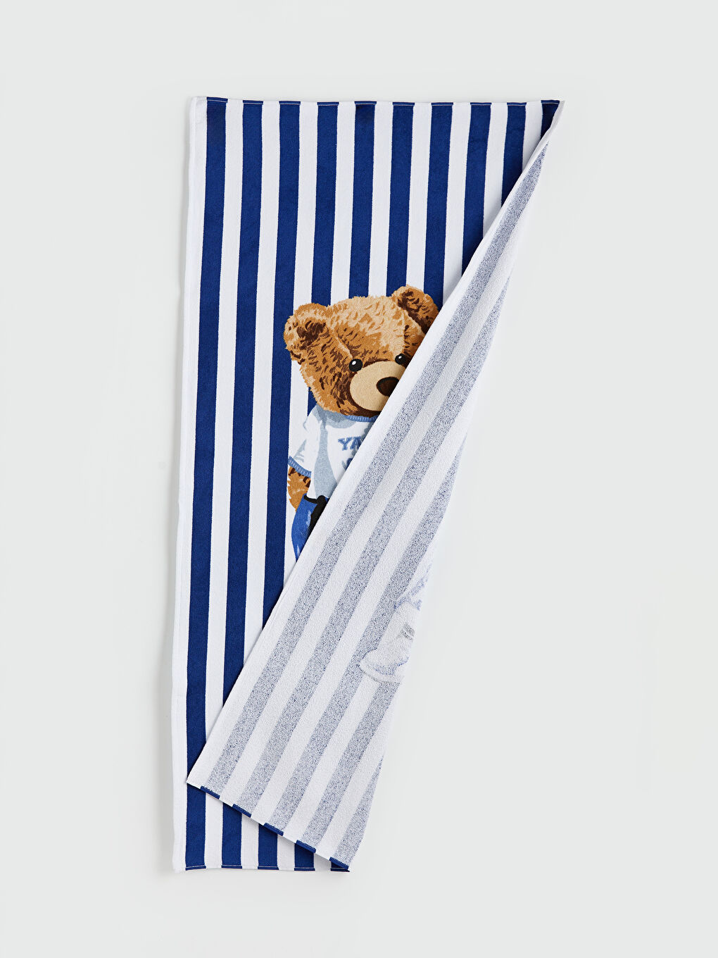 Karışık Ayı Teddy Baskılı Plaj Havlusu 70x150 cm-4